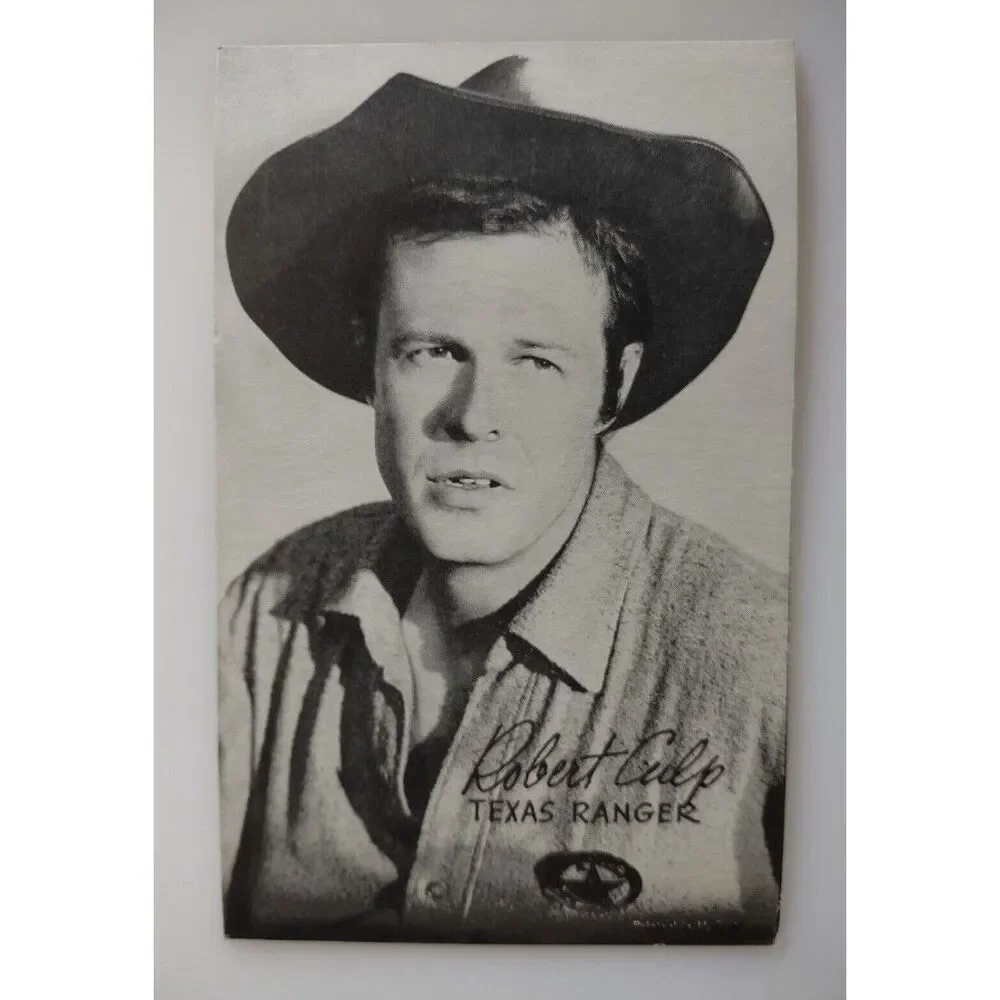 Robert Culp Texas Ranger Trade Card Actor Arcade Card Original Exhibit Western